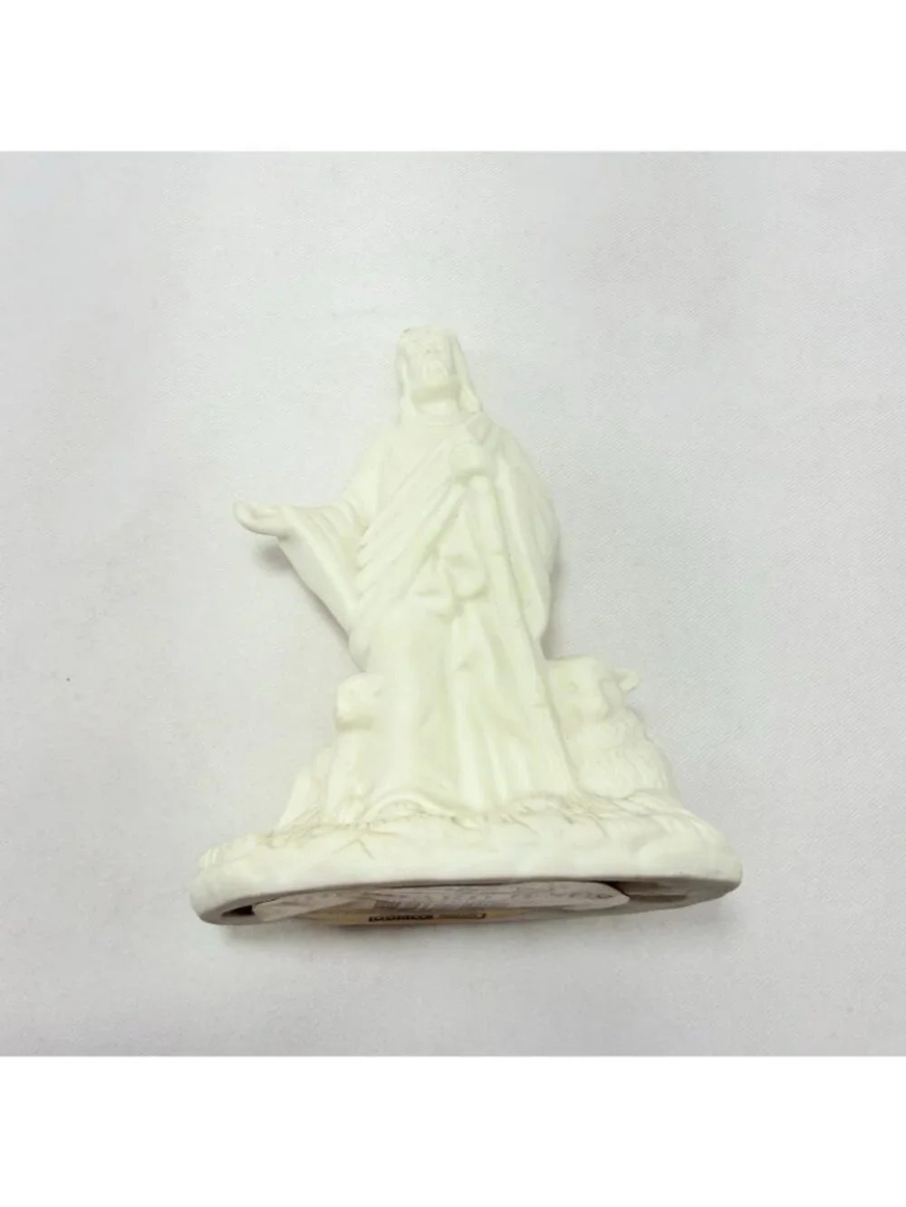 Vintage Loomco Shepherd Jesus Christmas Figurine 6” Christianity Religious White